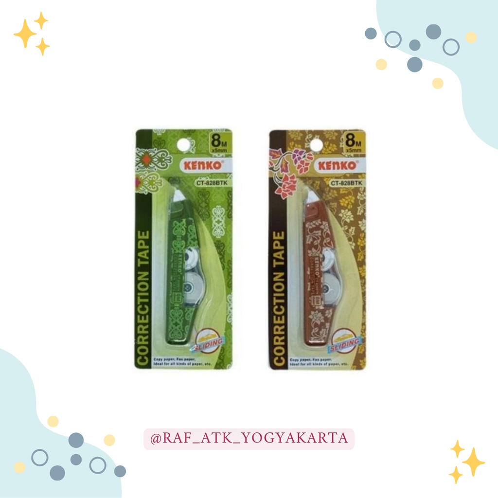 

TIPEX PITA / CORRECTION TAPE KENKO CT-828 BATIK/ZOO