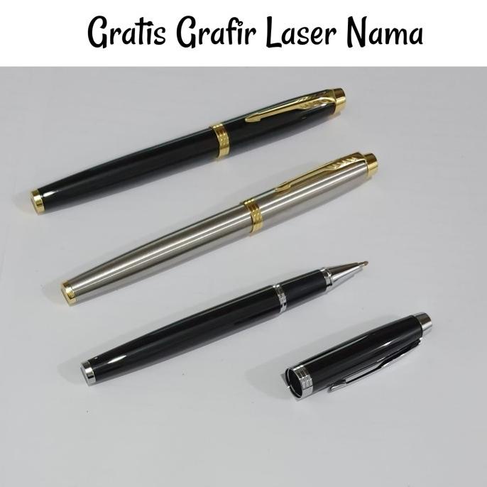 

Pulpen Mewah Model Parker IM KW Roller Ball + Gratis Grafir Laser Nama