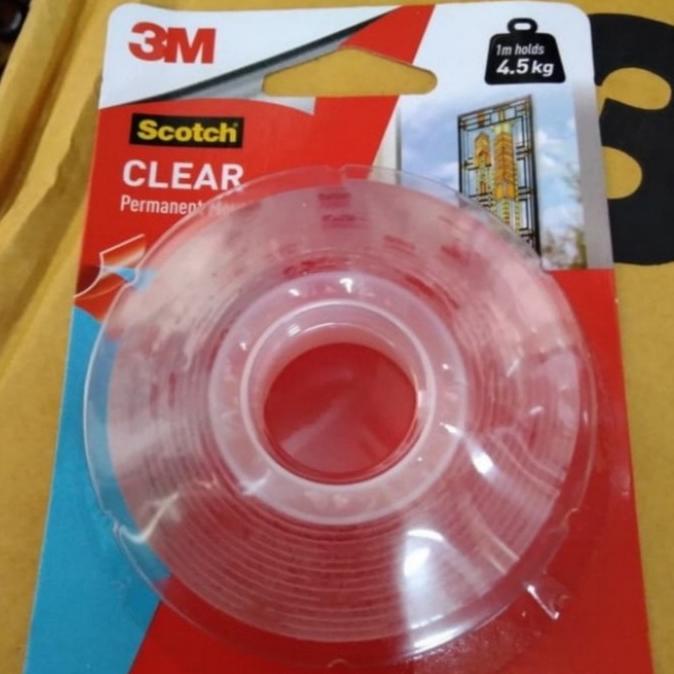 

Double Tape 3M Original USA Super Kuat Super Lengket Lem 3M Bening