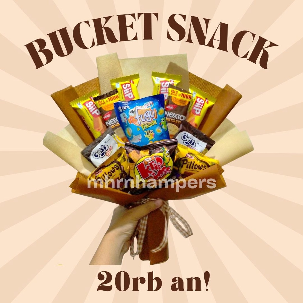

Bucket Snack/Buket Snack/Bouquet Snack Murah 25rban (Sempro/Wisuda/Sidang/Ulang Tahun/Anniversary)