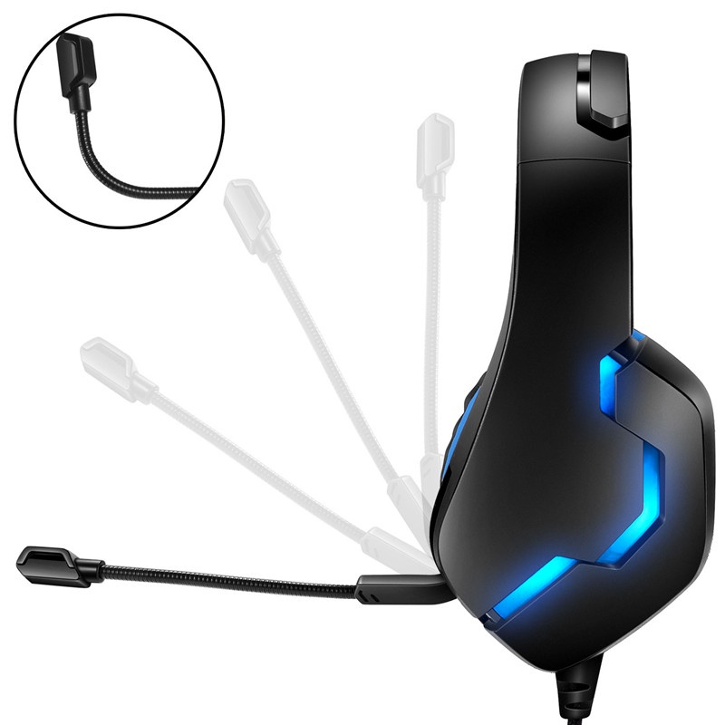 Sicibel G10 Headset Gaming Surround Sound 7.1 + Noise Canceling + Mic + Lampu LED Untuk Xbox / PS4 / PS5