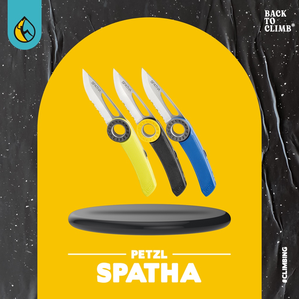 PETZL Spatha Knife with Carabiner Hole Safety Equipment