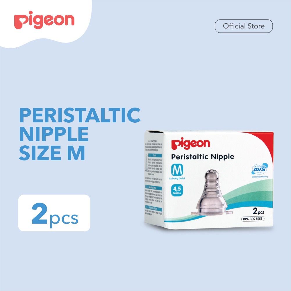 Pigeon Nipple Peristaltic Slim S / M / Y 2’s /  Toko Makmur Online