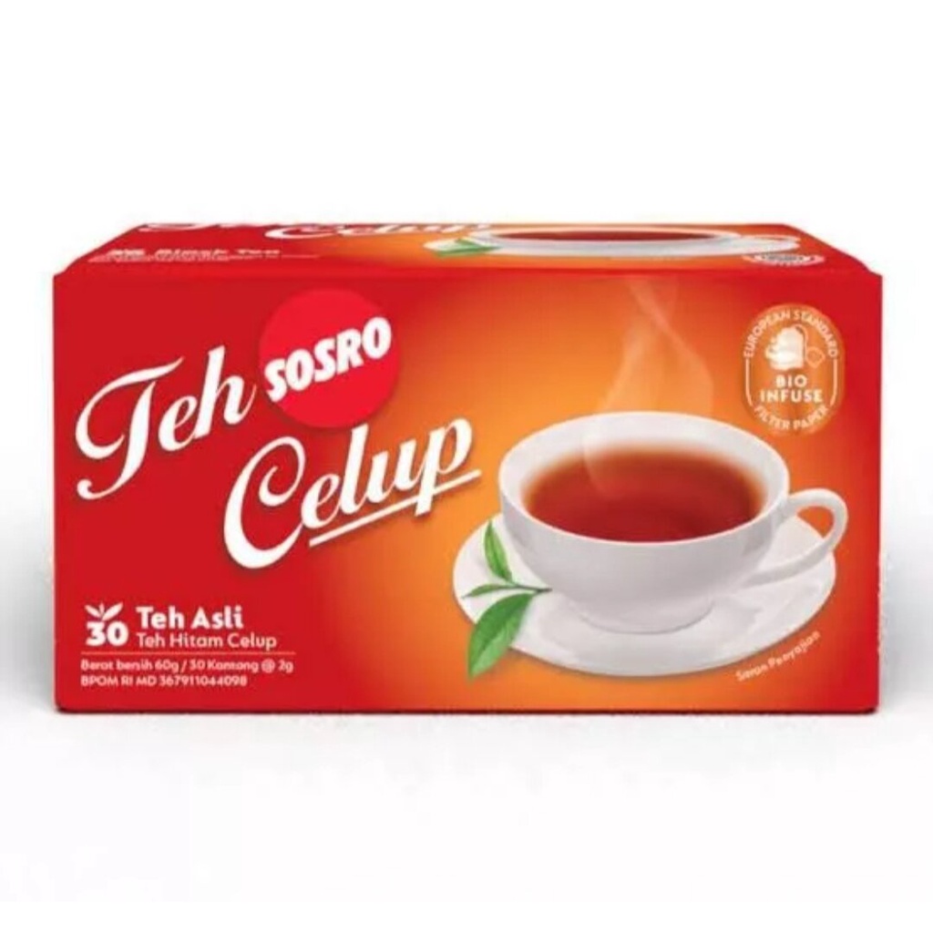 

Teh sosro celup isi 30