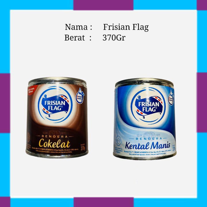 

Susu Kaleng Kental Manis Frisian Flag 370 gr | Bekasi