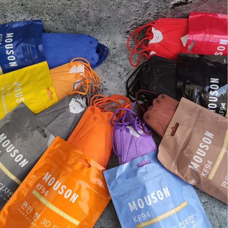 MASKER KF94 EVO PLUSMED MOTIF WARNA IZIN KEMENKES