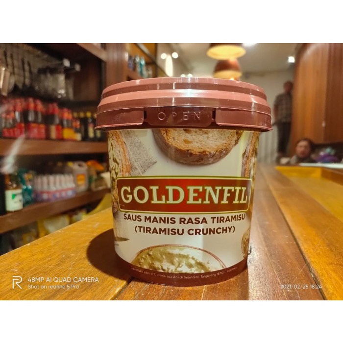 

NEW Selai GOLDENFIL Tiramisu Crunchy 1kg
