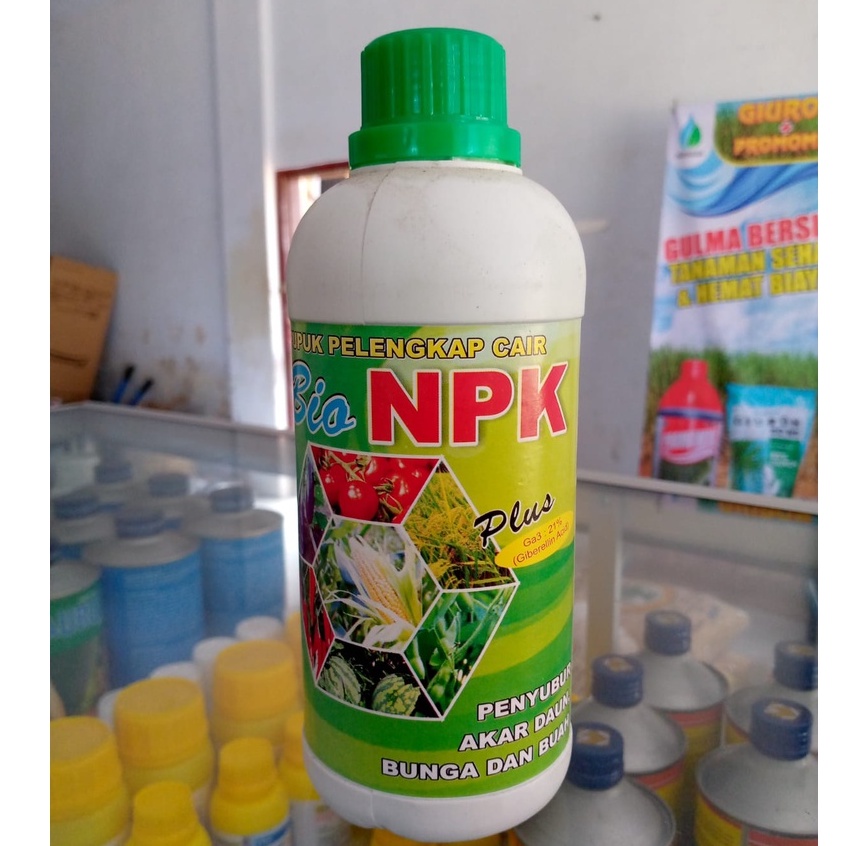 Bio NPK Cair 500ml / Bio NPK Cair Pupuk Bio Npk Cair plus Ga3 21% 500ml