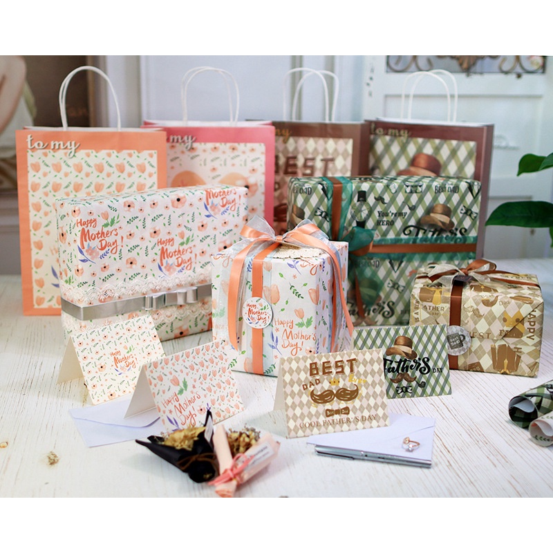 

(KHUSUS GOJEK) Kertas Kado Happy Mothers Day / Happy Fathers Day Exclusive - Gift Wrap