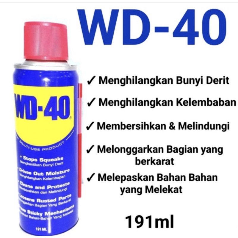 WD-40 /WD semprot kecil 191ml / penghilang karat/ memperlancar