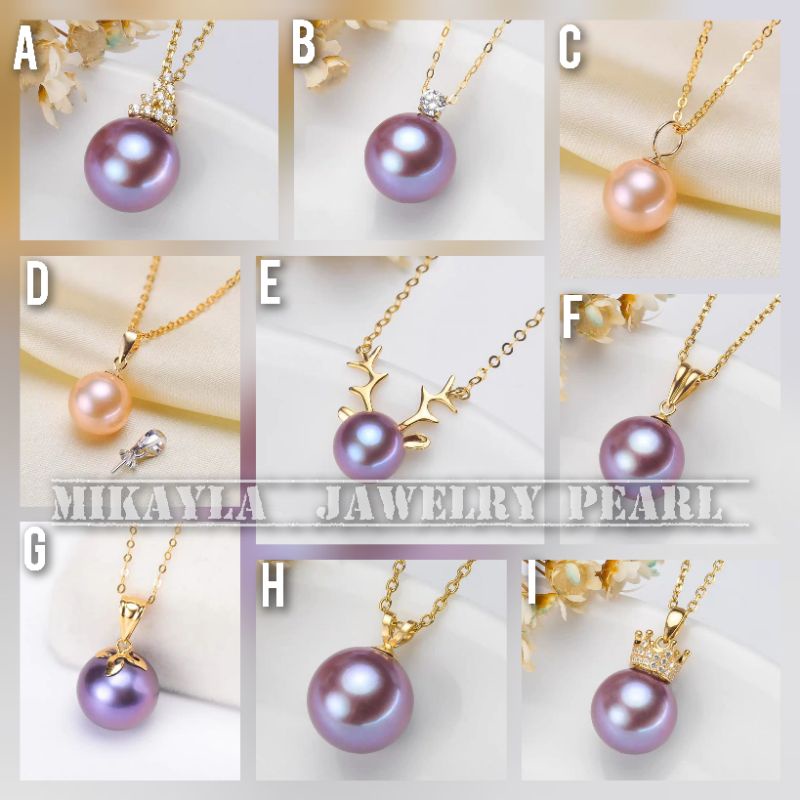 Kalung liontin mutiara edison|Kalung mutiara asli lombok|Kalung mutiara super|Kalung mutiara  tawar|