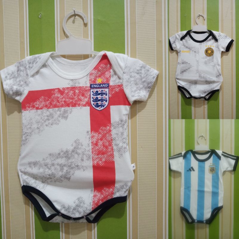 Jumper Bola Bayi Timnas Negara Piala Dunia - Jersey Baju Bola Bayi Negara Argentina Jerman Inggris