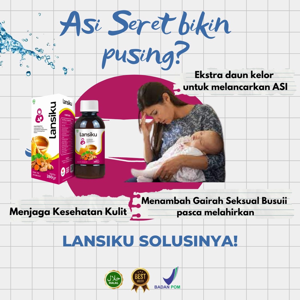 PELANCAR ASI BOOSTER - Madu lancar ASI honeymom - Madu Lansiku untuk ibu menyusui - bayi cerdas - an