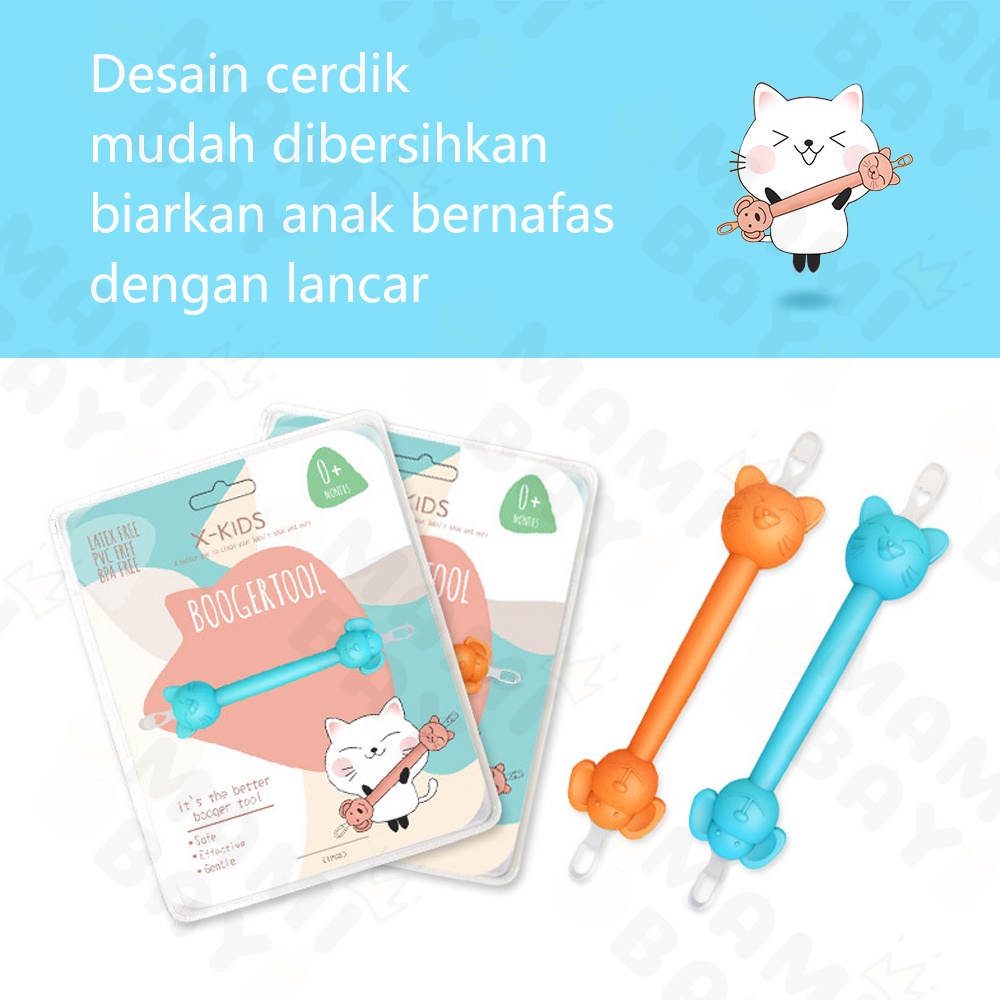 Mamibayi Booger tools baby 2 in 1 Pembersih hidung dan telinga bayi newborn