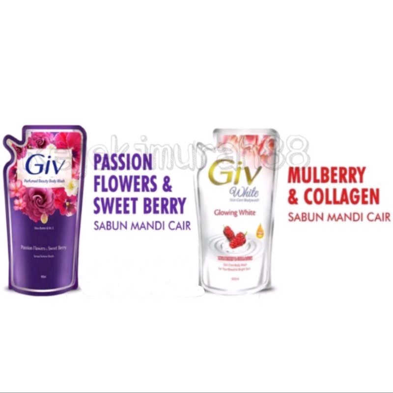 Giv Body Wash sabun mandi Giv 825ML