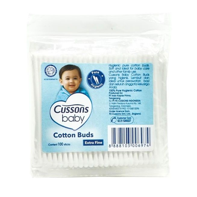 Selection &amp; Cussons Pure Cotton Buds Baby | Pembersih Telinga untuk Bayi isi 100 pcs