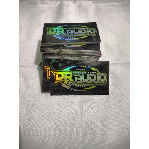 

Stiker Glowing A3 hologram