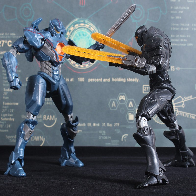 Pacific Rim 2 Action Figure Gipsy Danger Mecha Bahan Pvc Untuk Koleksi