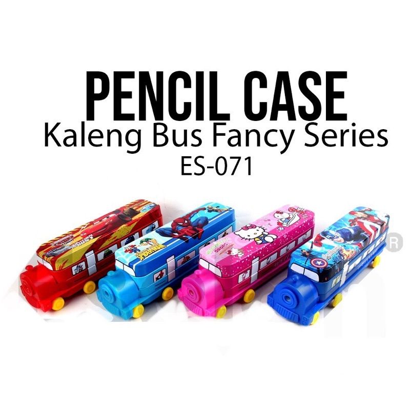 

Tempat Pensil Bis Karakter Pencil Case Kaleng Bus Fancy