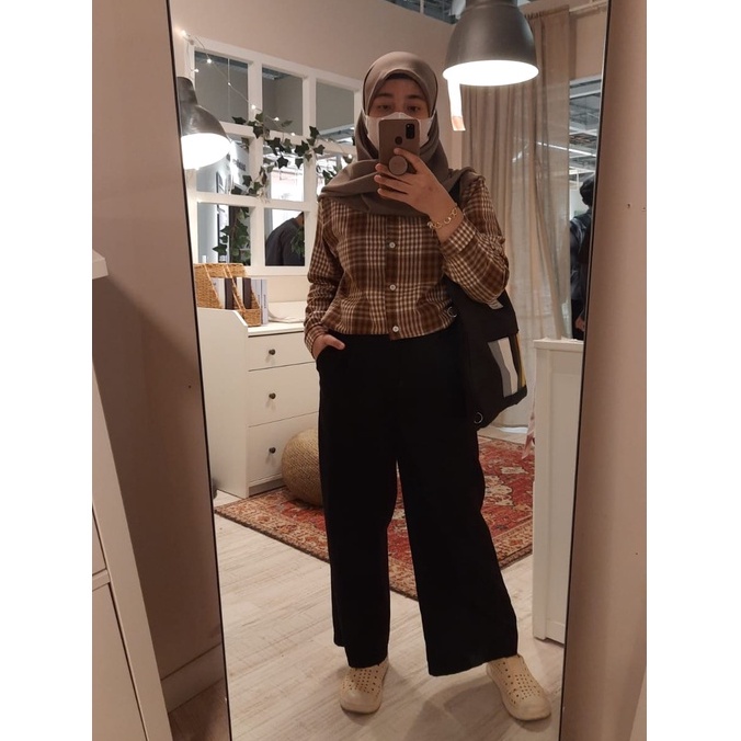 Alsava Flanel / koreans style / kemeja flanel wanita / kemeja square terbaru / kemeja flanel termura