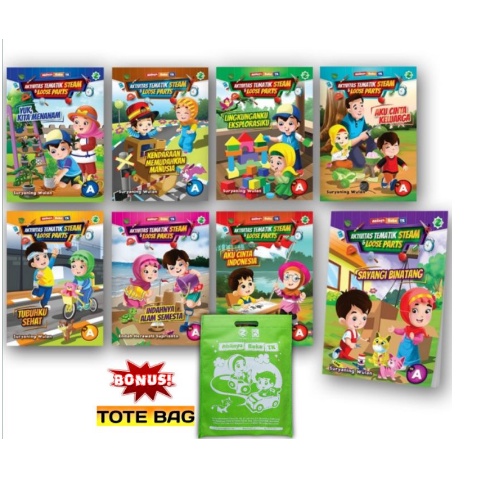 Buku Pelajaran TK / PAUD - Paket Activitas Tematik Steam & Loose Part - Zikrul Hakim