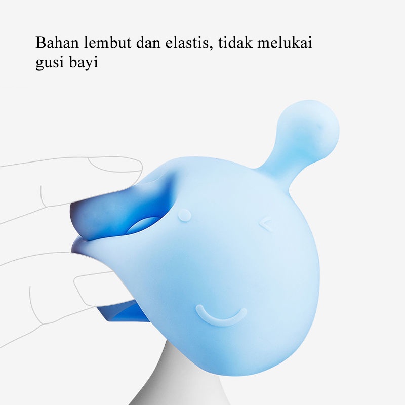[1KG 25PCS] LBS Mainan Teether Jamur Lonceng Lucu Gigitan Kerincingan Bayi