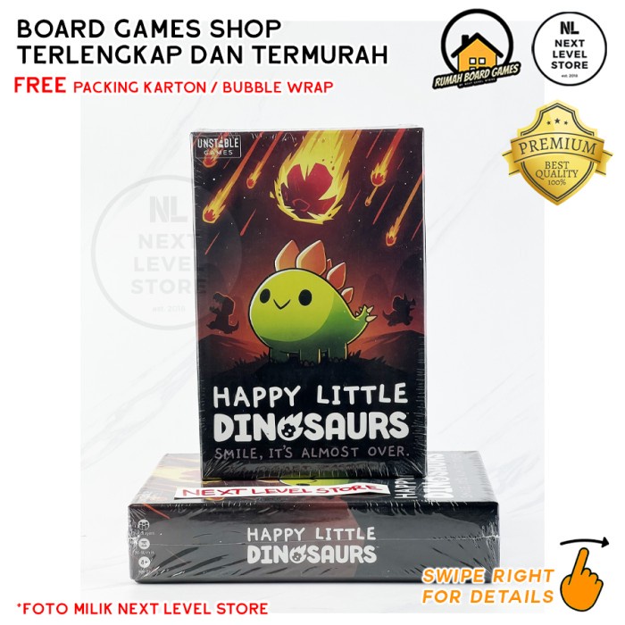 Happy Little Dinosaurs Board Games Card Game Boardgame