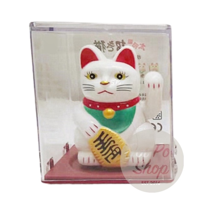 

Maneki Neko Lucky Cat / Pajangan Kucing Hoki Keberuntungan Bawa Rezeki - A - Putih