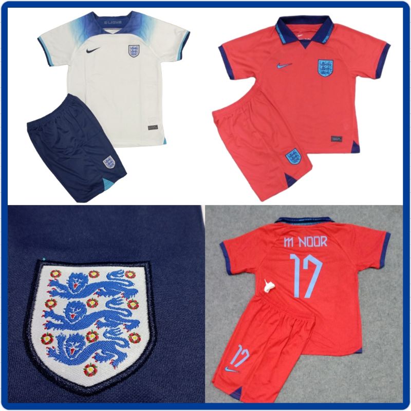 Setelan Anak Import Inggris / Jersey GO Kids / Jersey World Cup 2022 / Kaos Bola Junior / Kaos Bola Piala Dunia 2022 / Pakaian Olahraga Anak / Baju Bola Anak / Sport Collection Jakarta