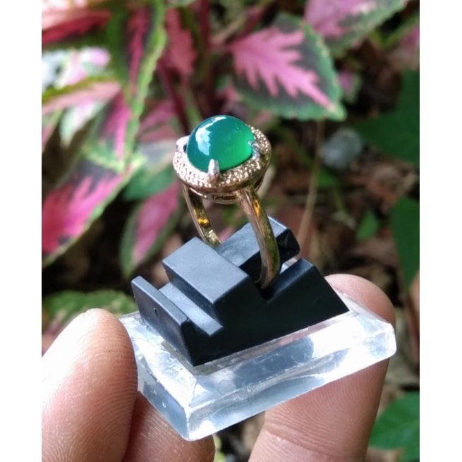 Cincin wanita batu ijo garut kualitas top