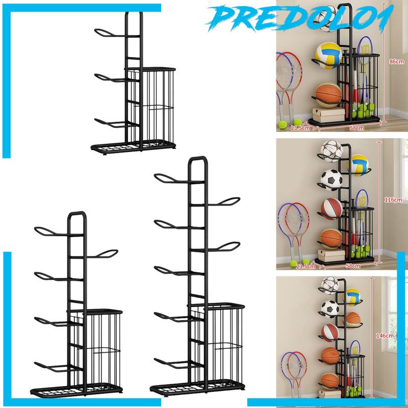 Predolo1 Rak Penyimpanan Bola Basket / Sepak Bahan Metal