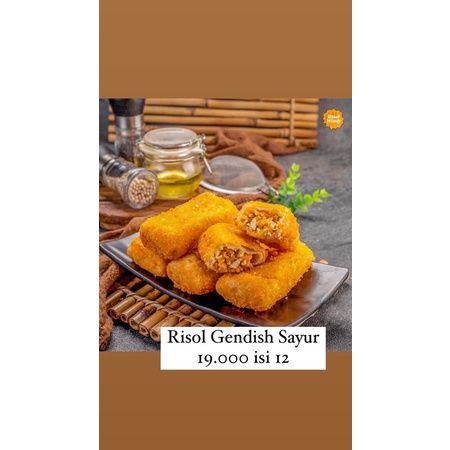 

RISOL SAYUR GENDISH HANYA UNTUK BANDARLAMPUNG YA KAK