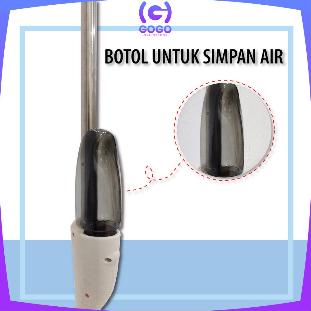GOGO-C525 Pel Lantai Semprot Otomatis Tanpa Ember Serbaguna / Set Pembersih Lantai Praktis / Automatic Water Spray Mop