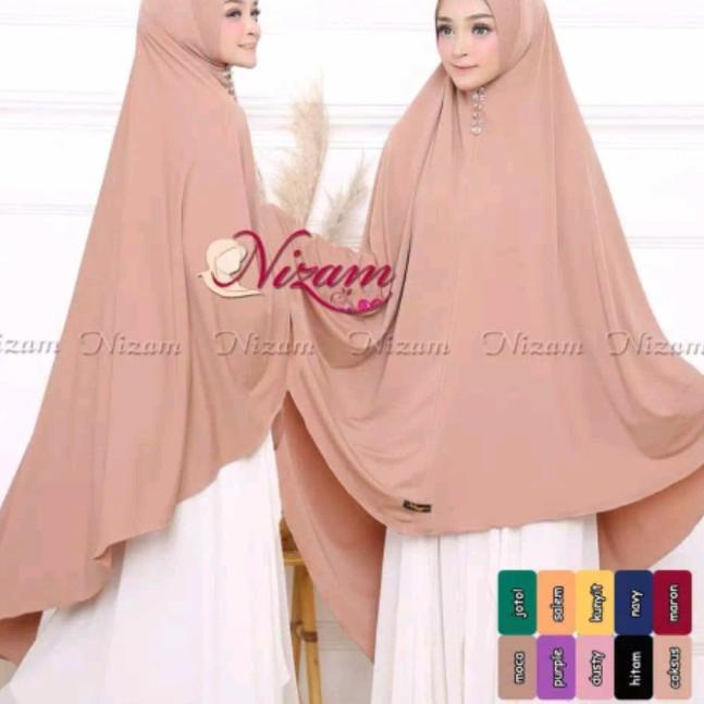Khimar Bergo Jumbo / Jilbab Bergo Jumbo / Jilbab Syari Nizam Jumbo XXL