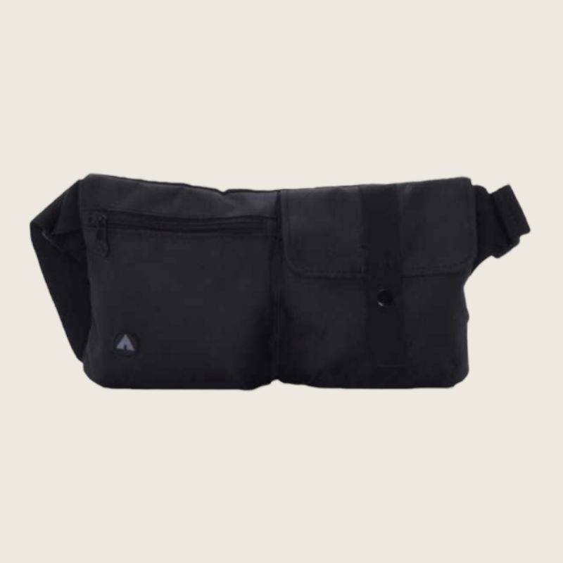 READY - AIRWALK WAISTBAG THERON BLACK UNISEX ORIGINAL TAS