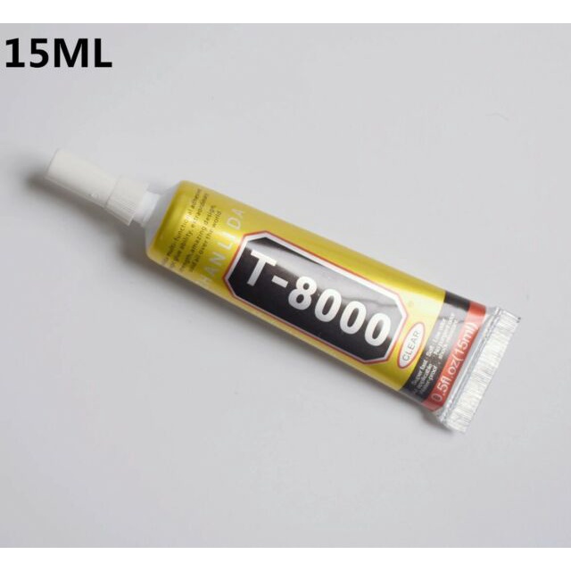 ZHANLIDA putih bening T8000 Lem jelly 15ML LCD Touchscreen CASING HP