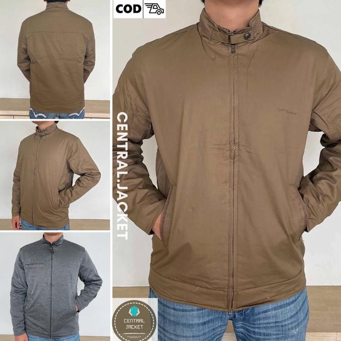 Jaket Boss Bolak Balik Original Import - Jaket Jas Pria Boss Classic