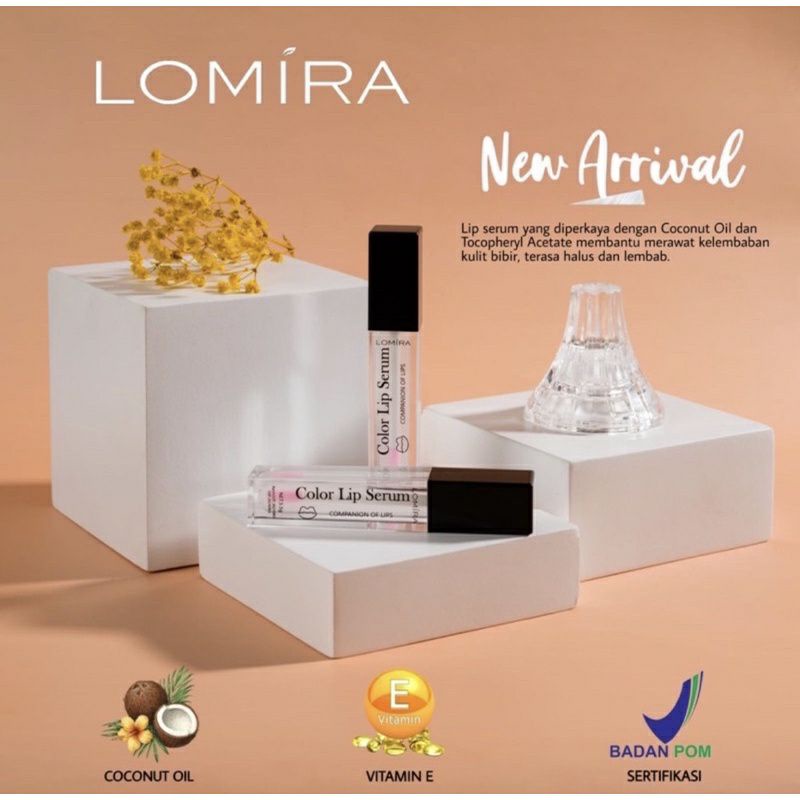 Lomira Lip Serum Colour / Serum Bibir Lomira
