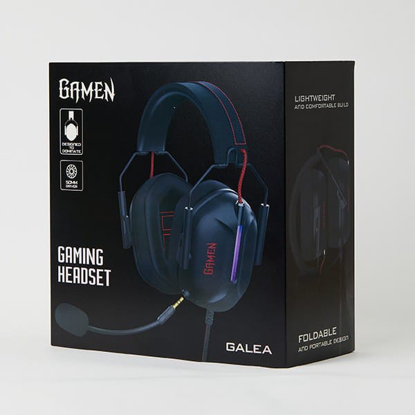 C GAMEN Gaming Headsets Galea 7.1 channel Tactical Gaming Headset USB