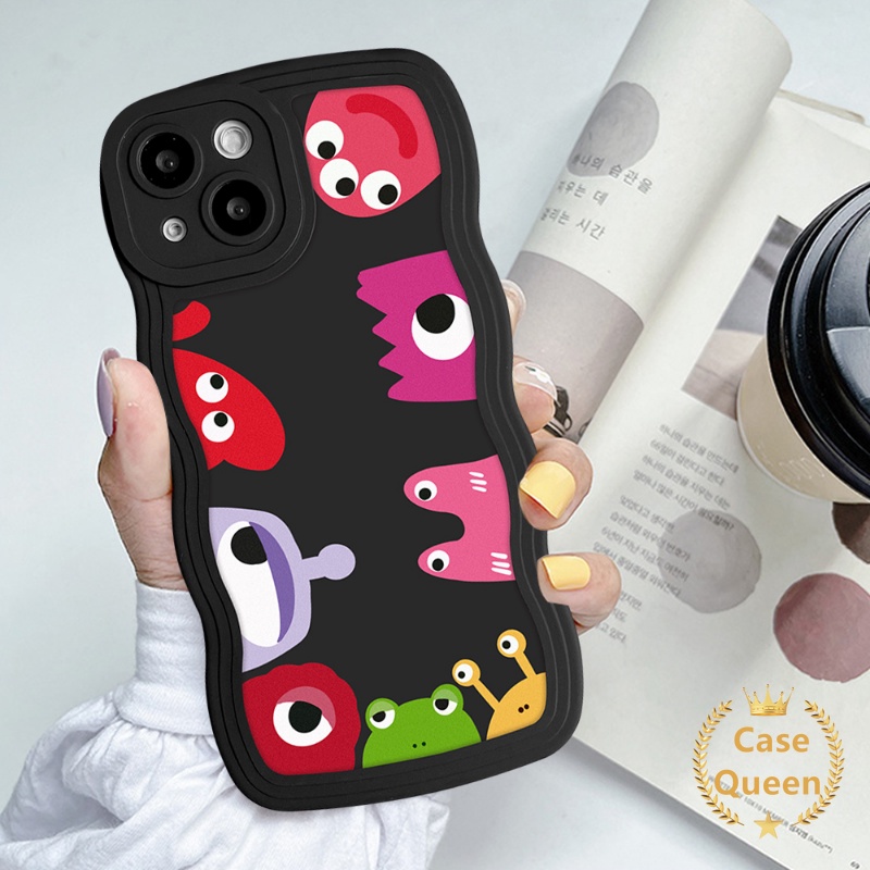 Soft Case Motif Kartun Monster Untuk Samsung A04 A23 A13 A50s A04E A12 A32 A50 A22 A53 A03s A52 A52s A33 A02s A03 A21s A30s A20 M11 A52 A3S M22 M1