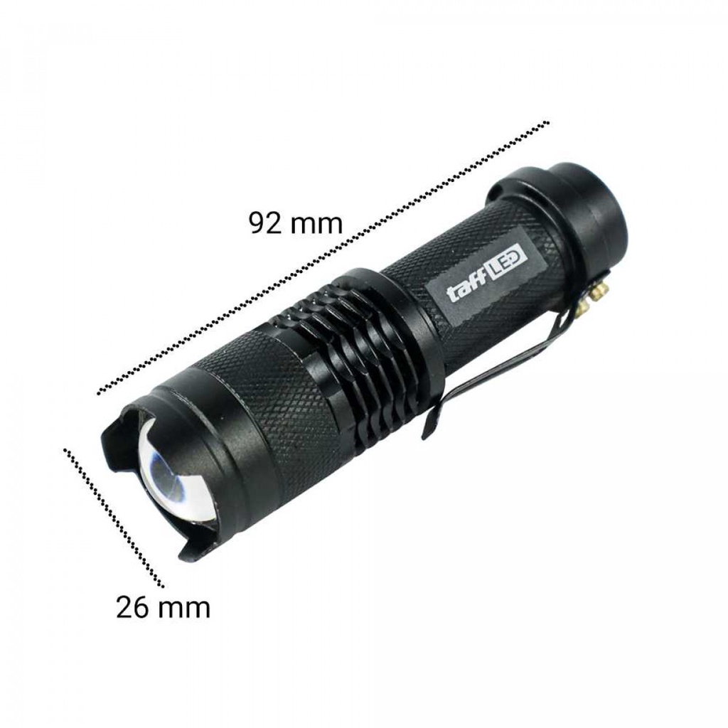 Senter LED Mini 2000 Lumens Waterproof Pocketman P1