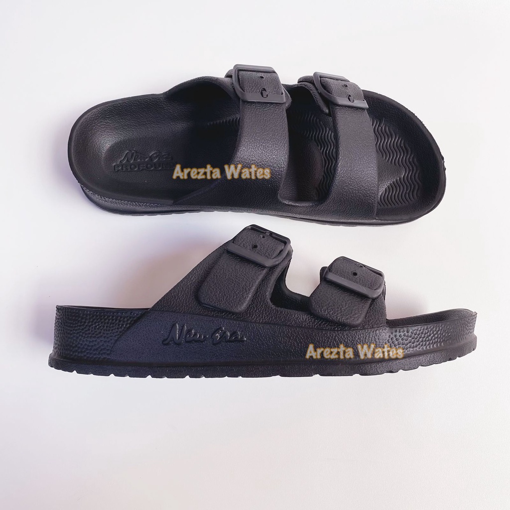 Sandal selop wanita slip on karet new era LB E 11024