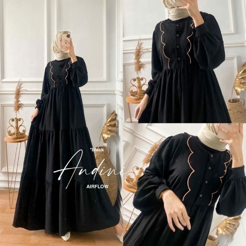 ANDINI BORDIR DRESS MAXY CRINGKEL AIRFLOW