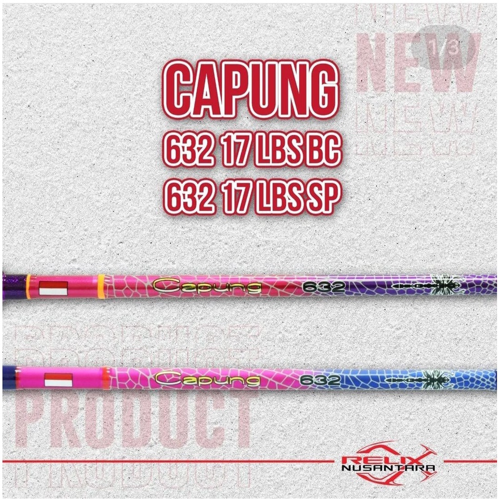 Rod RELIX NUSANTARA CAPUNG 632SP / 190cm (Line Test 8-17lbs)