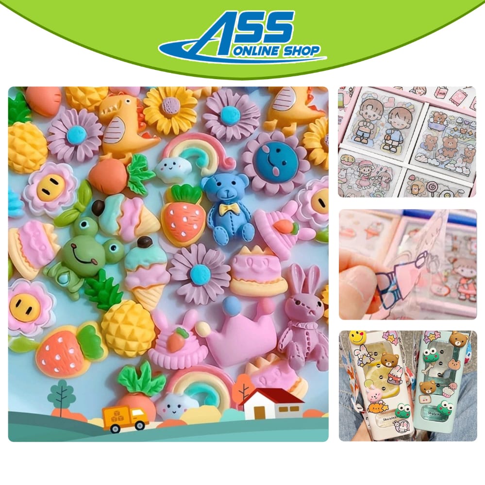 [ASS] Stiker aesthetic 2D hiasan botol minum-1pcs