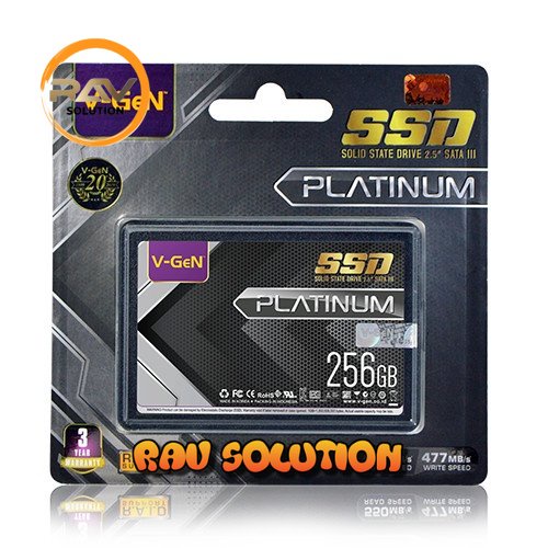 Solite State Drive SSD V-GeN PLATINUM 256GB SATA 3