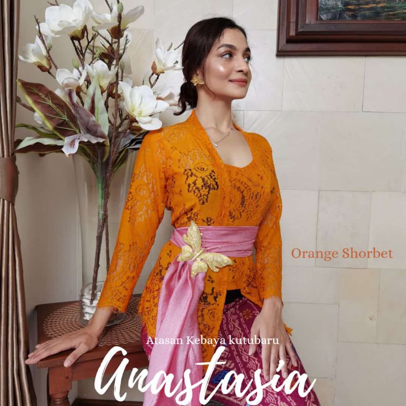 Kebaya Semi Perancis Embroidery Anastasia