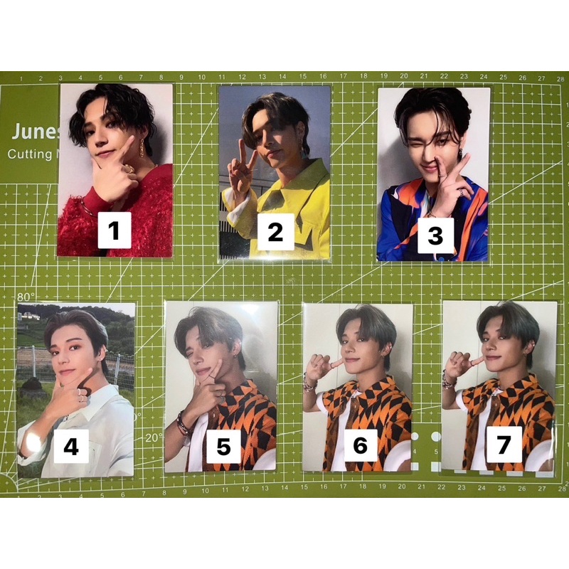PHOTOCARD/PC ATEEZ WOOYOUNG ZERO FEVER PART 2 PART 3