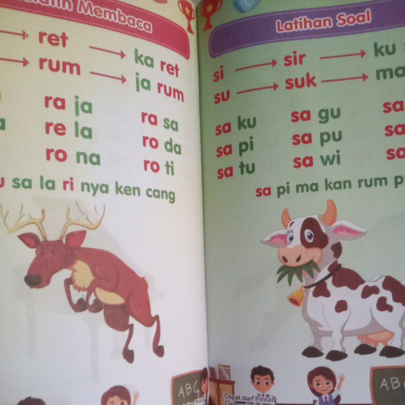 Cepat &amp; Pintar Latihan Membaca Untuk Anak Usia 4-6 Tahun / Sandro