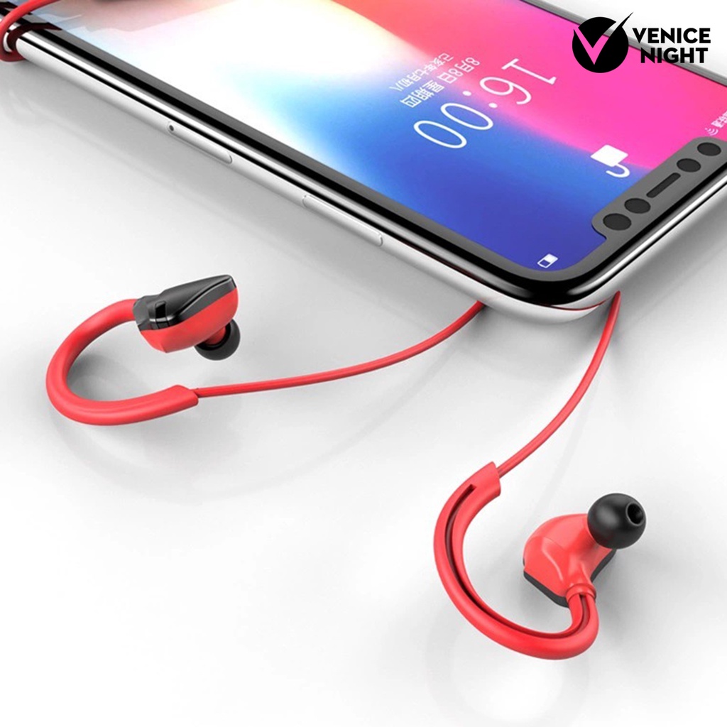 (VNEP) (Berkabel) Earphone Ear Hook Noise Isolating Universal 3.5mm HiFi Monitor Headphone untuk Siaran Langsung